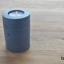 Modern Concrete Candle Holder Handmade Elegant Home Decor - thumbnail 3