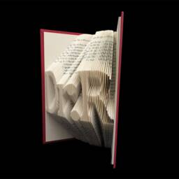 Dr.r - Doctor Phd Graduate Graduation Gift Professor 3 Letters Folded-Book Art Sculpture Unique Custom Personalized - thumbnail 2