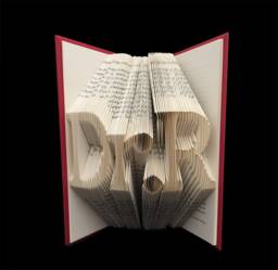 Dr.r - Doctor Phd Graduate Graduation Gift Professor 3 Letters Folded-Book Art Sculpture Unique Custom Personalized - thumbnail 1