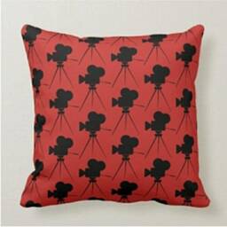 Home Cinema Family Cushion Cover/Retro Style Pillow Cover/Cinema Case/Welcome To The Movies/ Movies Case - thumbnail 3