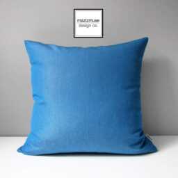 Regatta Blue Sunbrella Outdoor Pillow Cover Nautical Decor - thumbnail 1