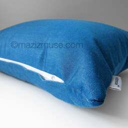 Regatta Blue Sunbrella Outdoor Pillow Cover Nautical Decor - thumbnail 3