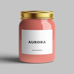 English Rose & Rhubarb - Vegan, Triple Scented, Luxury Handmade Candle, 70 Hour Burn Time, 460 Grams