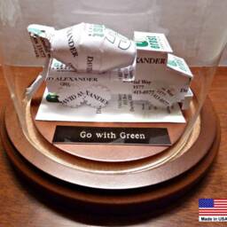 Cement Mixer Truck Sculpture Custom Business Card Art, Concrete Lover Gift - thumbnail 4