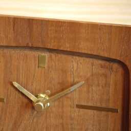 Wooden Mantel Clock - New 17cm Handmade Mid Century Modern Country Unique Desk Gift Off The Wall Clocks - thumbnail 3