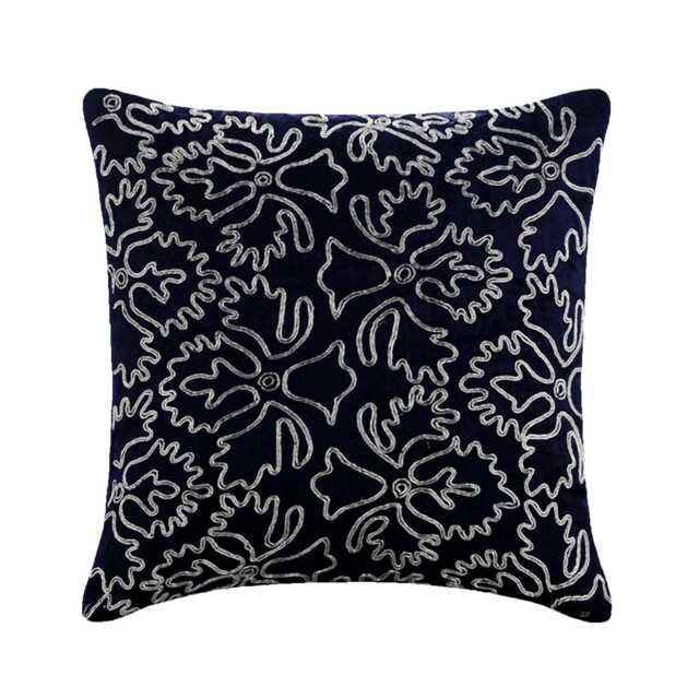 "Decorative Navy Blue Bed Pillow 24""x24""/26""x26" - image 1
