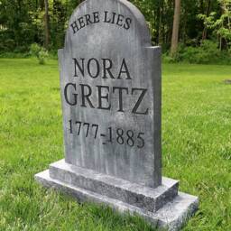 Nora Gretz Silly Clever Halloween Tombstone Yard Prop - thumbnail 2