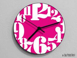 Asymmetric Clock Numbers Wall - thumbnail 1