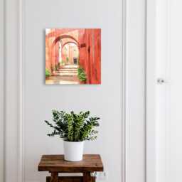 Red Street Key Cabinet For Home, Industrial Box, Photographic Architecture, Lovers Of Architecture & Color