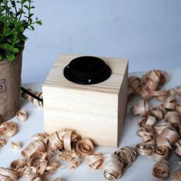 Scandinavian Decor Modern Table Lamp, Rustic Bedside Modern Farmhouse Small Lamp - thumbnail 4