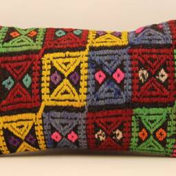 Kilim Pillow Cover Case 12x20 Home Cushion Decorative Stripe Throw Pillows Rustic Couch Designer Boho Covers Livingroom Koef-227 - thumbnail 2