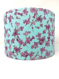 Cherry Blossom Lampshade Japanese Oriental Blue Floral Light