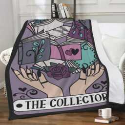 The Collector Tarot Style Bookish Reading Blanket 3 Sizes - thumbnail 2
