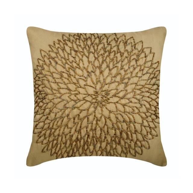 "European Pillowcase Gold Decorative 24""x24""/26""x26" - image 1