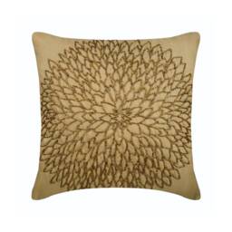 "European Pillowcase Gold Decorative 24""x24""/26""x26" - thumbnail 1