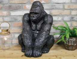 Large Sitting Gorilla Ornament - thumbnail 1