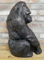 Large Sitting Gorilla Ornament - thumbnail 3