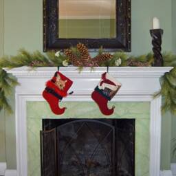Handmade 100 Percent Wool Stocking Of A Boxer For The Christmas Holidays Made From 100% - thumbnail 3