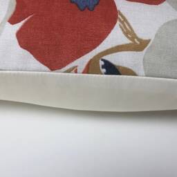 "Fryetts Emile Floral Cushion Cover Burnt Orange & Blue - 16""-24" - thumbnail 2