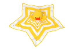 Baby Attachment Blanket, Baby Duck Crochet Cotton Wool Doudou, Doudou Crochet. Sleeping Blanket
