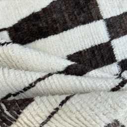 Hand-Knotted Moroccan Beni Ourain Rug, 100% Natural Wool, Modern Berber Carpet For Living Room - thumbnail 4