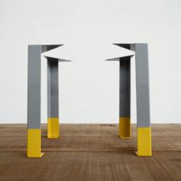 "16"" Angle Steel Table Legs, Multi Color Height 12""-16" - thumbnail 4