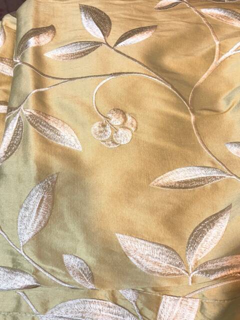 Adelaide Embroidery - in Linden/This Listing Is For One Pillow - image 1