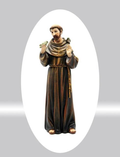 San Francesco Realizzato in Pasta Di Legno