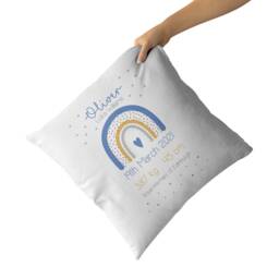 New Baby Gift Personalised Cushion Keepsake For Baby Girls Boys Custom Pillow Decorative Cushions Babies Nursery Decor Girl Boy Rainbows - thumbnail 4
