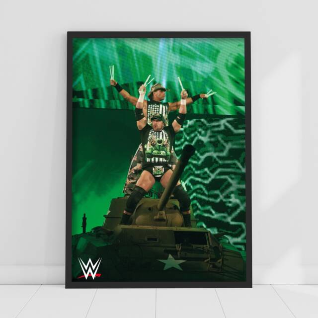 Wwe Print - Dx Tank Poster Wrestling Wall Art - image 1