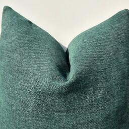 Green Luxury Linen Pillow Cover, Throw Pillows, Decorative Pillowcase, Modern Farmhouse Decor - thumbnail 3