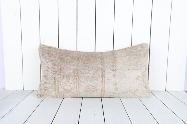 Kilim Lumbar Pillow Cover Turkish Home Decor - 12x24 Inch - image 1
