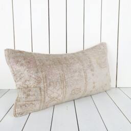 Kilim Lumbar Pillow Cover Turkish Home Decor - 12x24 Inch - thumbnail 3