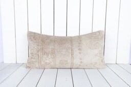 Kilim Lumbar Pillow Cover Turkish Home Decor - 12x24 Inch - thumbnail 1