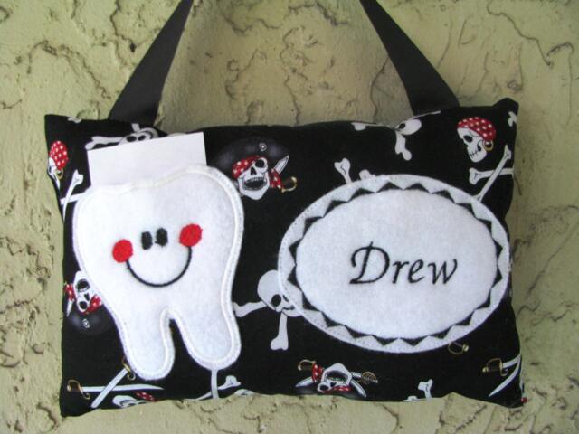 Personalized Tooth Fairy Pillow, Children's Keepsake, Custom Holder, Kids Gift, Gift - image 1