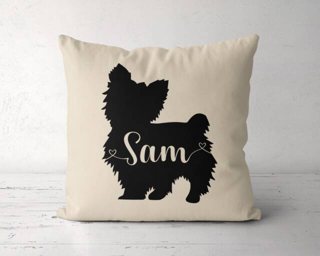 Custom Yorkshire Terrier Pillow, Personalized Yorkie Pillow Case Cover, Birthday Gift For Owner Lover, Dog Mom - image 1