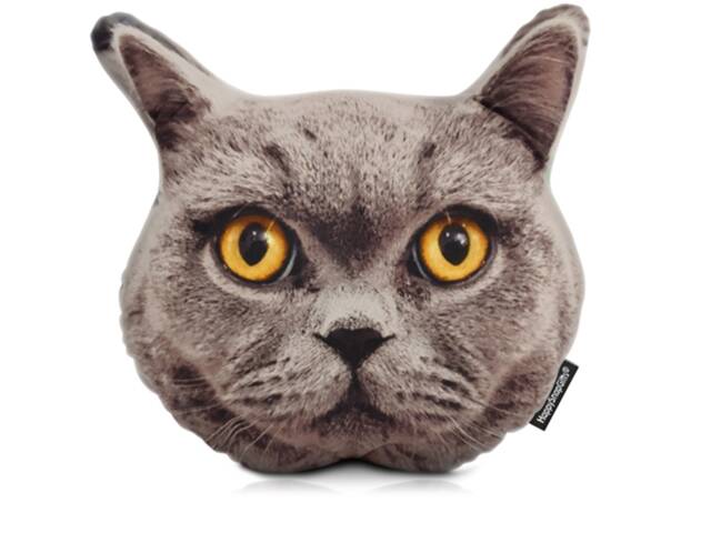 Cat Face Cushion - Approx 30cm - image 1