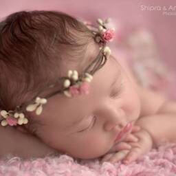 Newborn Baby Blanket in Pink Powder Puff - thumbnail 4