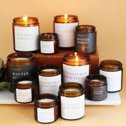 Christmas Morning Candle - Scented Holiday Candle, Scents Of Vanilla, Cinnamon, & Sweet Pear - thumbnail 2