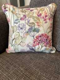 Voyage Maison Hedgerow Piped Cushion Lotus Cream Colourway Various Sizes Available