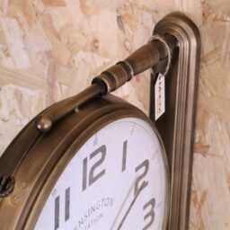 Kensington Station Railway Style Double Sided Clock - thumbnail 2