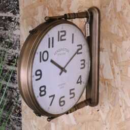 Kensington Station Railway Style Double Sided Clock - thumbnail 1