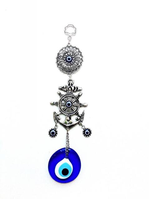 Evil Eye Wall Hanging Charm With Lucky Anchor Free Fast Shipping From U.s.a