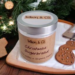 Gingerbread Scented Christmas Candle 230G - Winter Candle Gift in A Tin - thumbnail 3