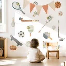Sports Fan Peel-And-stick Removable Fabric Wall Decals - Medium - thumbnail 1