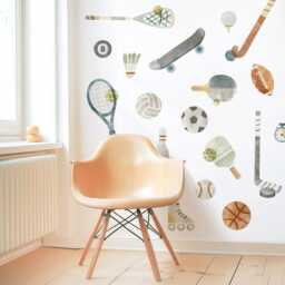 Sports Fan Peel-And-stick Removable Fabric Wall Decals - Medium - thumbnail 3