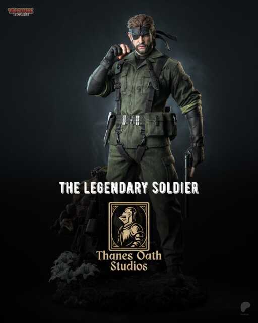 The Legendary Soldier - Stealth Operative Military Legend Big Boss Resin Figure 16K - image 1
