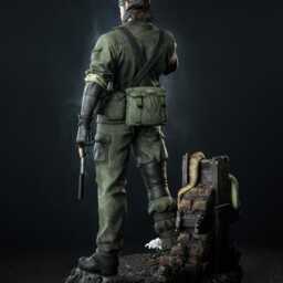 The Legendary Soldier - Stealth Operative Military Legend Big Boss Resin Figure 16K - thumbnail 3