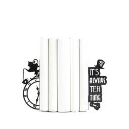 Mad Tea Party Bookends Alice in Wonderland Nursery Decor - thumbnail 1