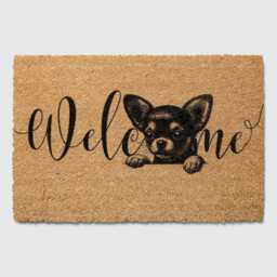 Chihuahua Welcome Doormat Natural Coir Dog Rug - 60x40cm, 70x40cm, 90x60cm - thumbnail 1